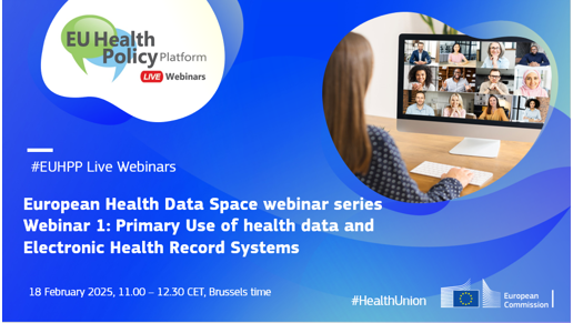 EUHPP Live Webinar: Session 1 European Health Data Space – primary use and electronic health record systems thumbnail