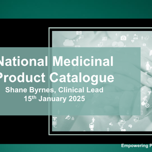 Shane Byrnes- National Medicinal Product Catalogue